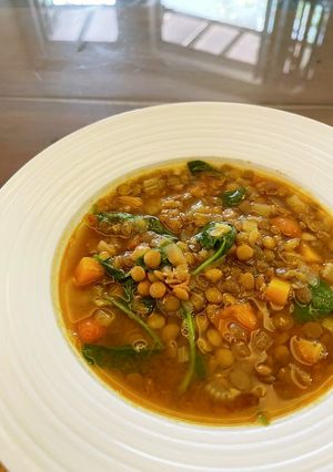 レンズ豆のスープ-レシピのメイン写真