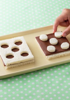 水玉チョコサンドイッチ-レシピのメイン写真