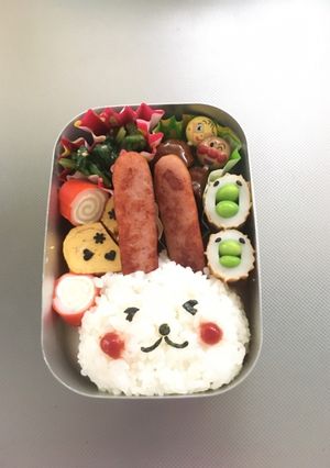 3歳 年少さんウサギ弁当-レシピのメイン写真