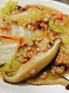 ごはんがすすむ白菜のそぼろ煮-レシピのメイン写真