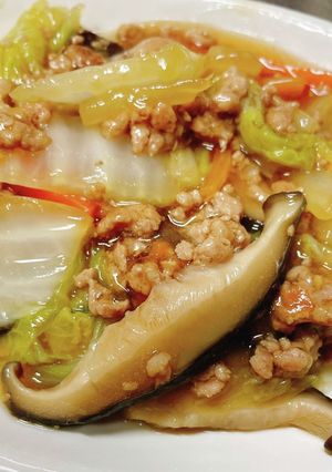 ごはんがすすむ白菜のそぼろ煮-レシピのメイン写真