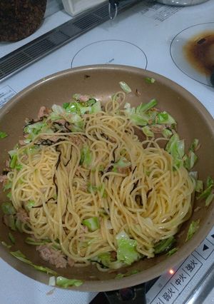 味付けは塩昆布のみ！和風絶望のパスタ-レシピのメイン写真