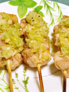 マカ入りネギ塩ダレの焼き鳥-レシピのメイン写真