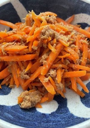 簡単！にんじんとツナのうまうま炒め♩-レシピのメイン写真