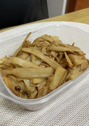 ピリ辛メンマ(甘くない)おつまみにも！-レシピのメイン写真