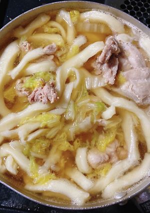 あったか〜い♡『鶏塩うどん』-レシピのメイン写真