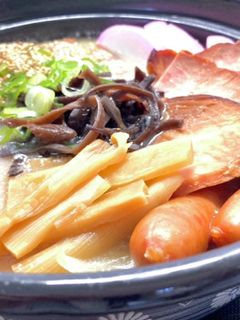 こってり♡豚骨醤油鍋♡1人鍋♡-レシピのメイン写真