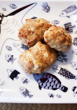 卵なし　しっとり鶏つくね（オーブン使用）-レシピのメイン写真