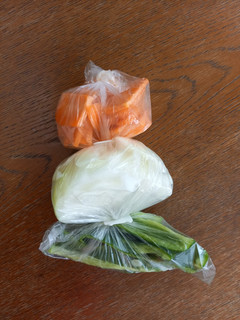 カット野菜の簡易保存-レシピのメイン写真