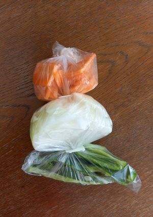 カット野菜の簡易保存-レシピのメイン写真