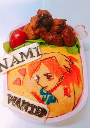 ONE PIECE ナミ キャラ弁-レシピのメイン写真
