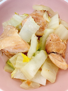 鶏モモと白菜のにんにく旨だし煮-レシピのメイン写真