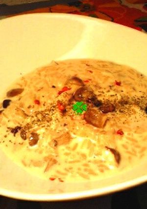 お赤飯であっという間にリゾット風-レシピのメイン写真