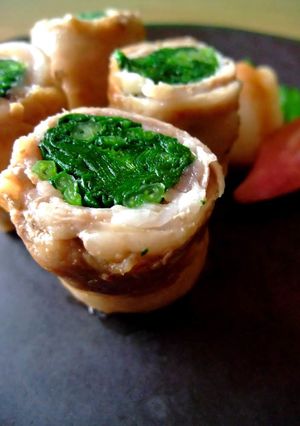 ほうれん草の豚バラ巻き-レシピのメイン写真