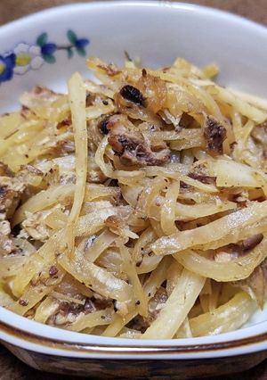 大根とサバ水煮缶のきんぴら-レシピのメイン写真