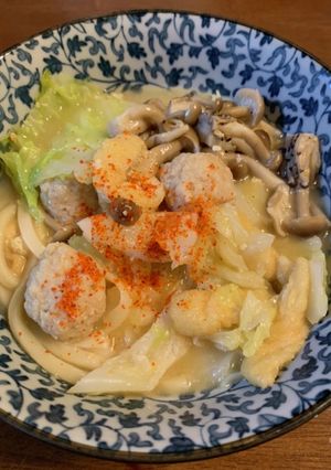 味噌うどん（味噌煮込みではない）-レシピのメイン写真