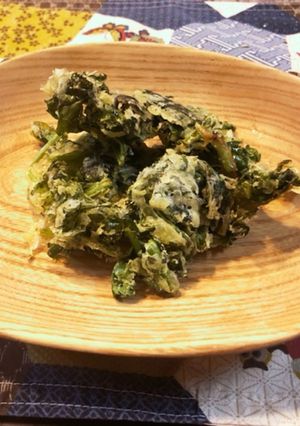 さくさくやみつき♪大根の葉っぱのかき揚げ-レシピのメイン写真