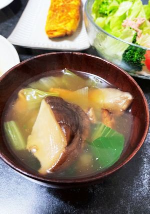 旨味たっぷり！しいたけのとろみスープ-レシピのメイン写真