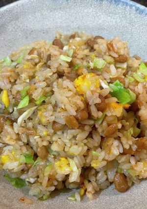 キャベツと納豆の南蛮味噌チャーハン-レシピのメイン写真