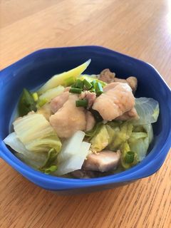 ほっとする味☆鶏肉と白菜の蒸し煮-レシピのメイン写真