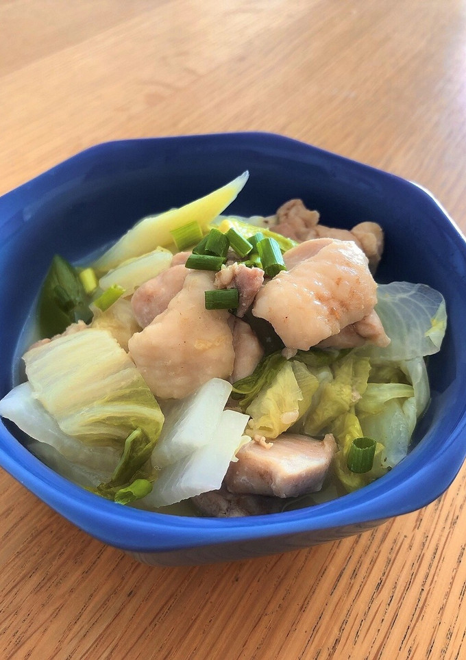 ほっとする味☆鶏肉と白菜の蒸し煮-レシピのメイン写真