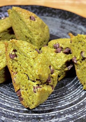 サクサク チョコチップ 抹茶 スコーン-レシピのメイン写真