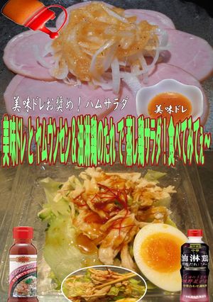 美味ドレとヤム油淋鶏のたれで蒸し鶏サラダ-レシピのメイン写真