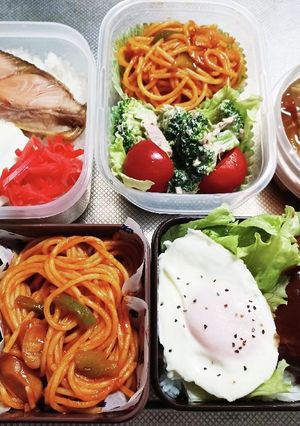 高校生息子&旦那弁当(11/30)-レシピのメイン写真