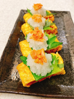 おつまみ&おかずに♪ツナキムチの玉子焼き-レシピのメイン写真