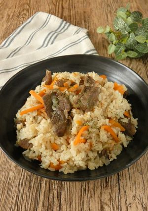圧力鍋★牛肉のプロフ-レシピのメイン写真