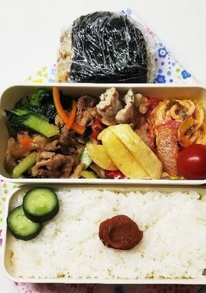 豚肉ターサイ炒め弁当(11.30)-レシピのメイン写真