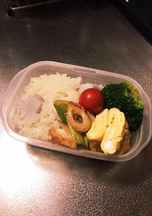 里芋ごはんの弁当-レシピのメイン写真