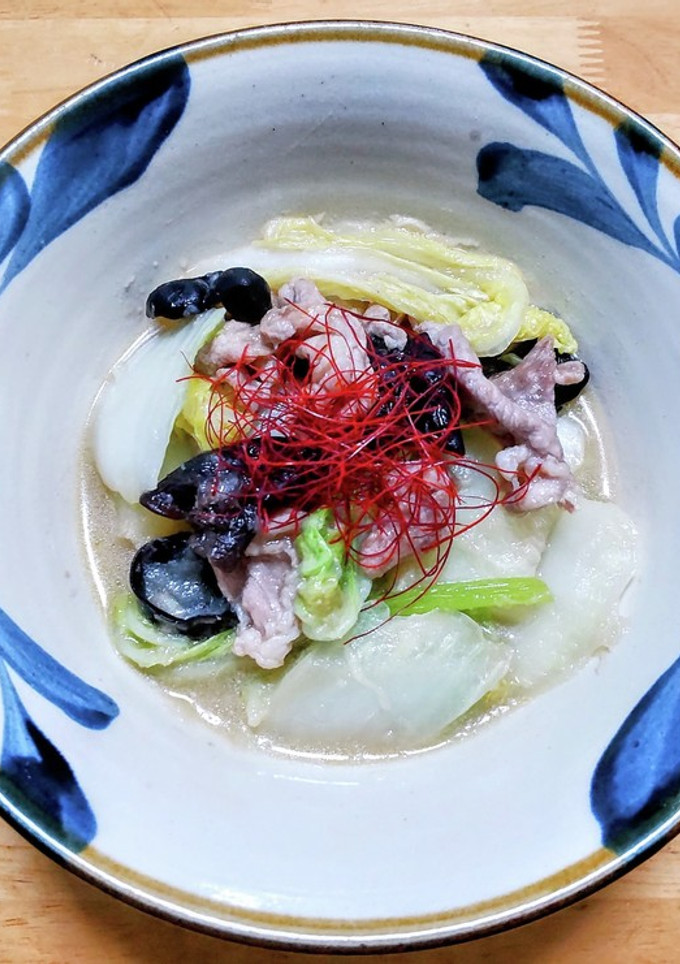 豚こま肉と白菜に蕪のおろし中華炒め-レシピのメイン写真