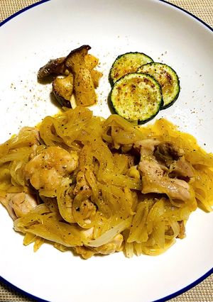 鶏もも肉とたっぷり玉葱トロトロ煮-レシピのメイン写真