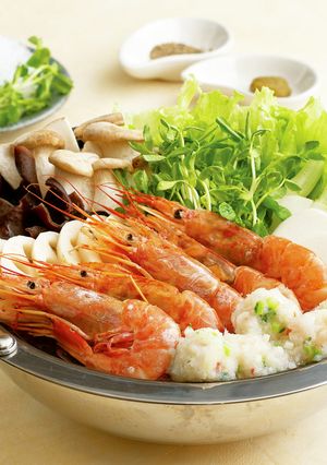 海老だし鍋-レシピのメイン写真
