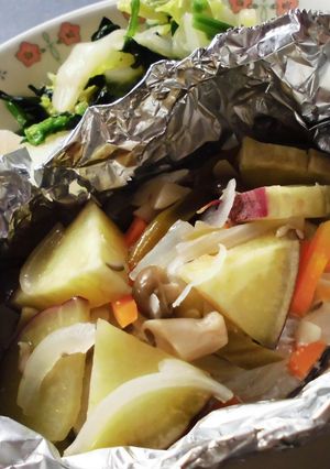 給食★サワラの吹き寄せ蒸し-レシピのメイン写真
