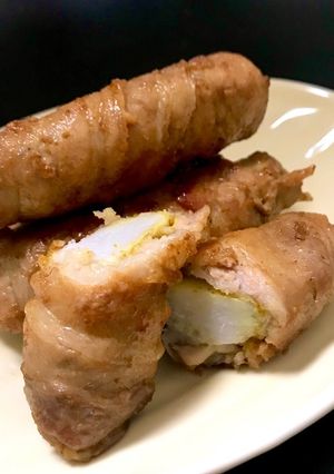 こえびちゃんの豚巻きカレー風味-レシピのメイン写真