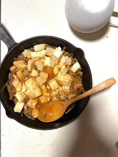 簡単!もやしと舞茸の麻婆豆腐♪-レシピのメイン写真