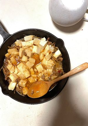 簡単！もやしと舞茸の麻婆豆腐♪-レシピのメイン写真