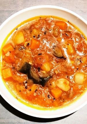 トマト缶で洋食屋さんの【ミネストローネ】-レシピのメイン写真