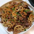 簡単!激ウマ!牛肉とれんこんのきんぴら♪