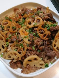 簡単!激ウマ!牛肉とれんこんのきんぴら♪-レシピのメイン写真