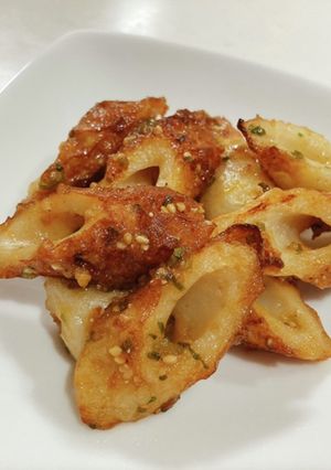 簡単副菜♪ちくわの味噌マヨ焼き-レシピのメイン写真