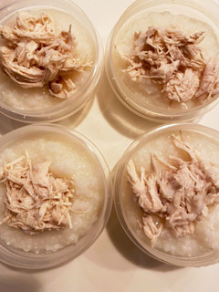 作り置き朝ごはん 鶏胸肉のお粥-レシピのメイン写真