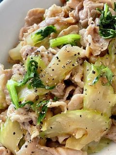 豚肉とセロリのオイスターソース炒め-レシピのメイン写真