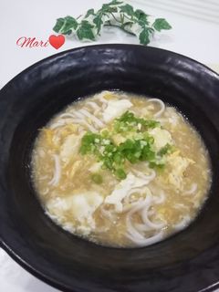 あったか♡あんかけ卵とじうどん-レシピのメイン写真