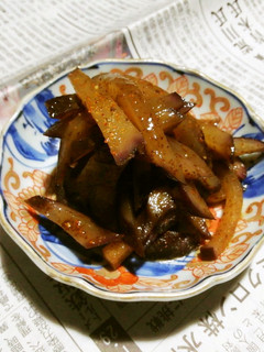 ヤーコンの炒めびたし-レシピのメイン写真