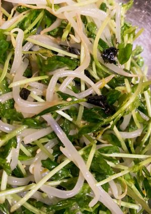 副菜にレンジで豆苗もやしのチョレギサラダ-レシピのメイン写真