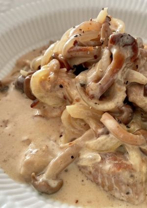 鶏としめじのクリーム煮-レシピのメイン写真