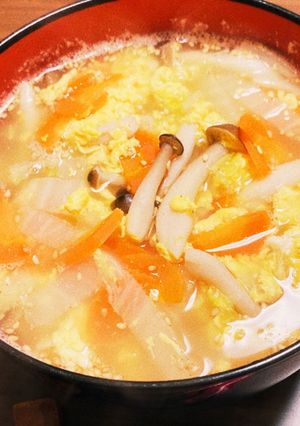 子供と分け合う五目うどん-レシピのメイン写真